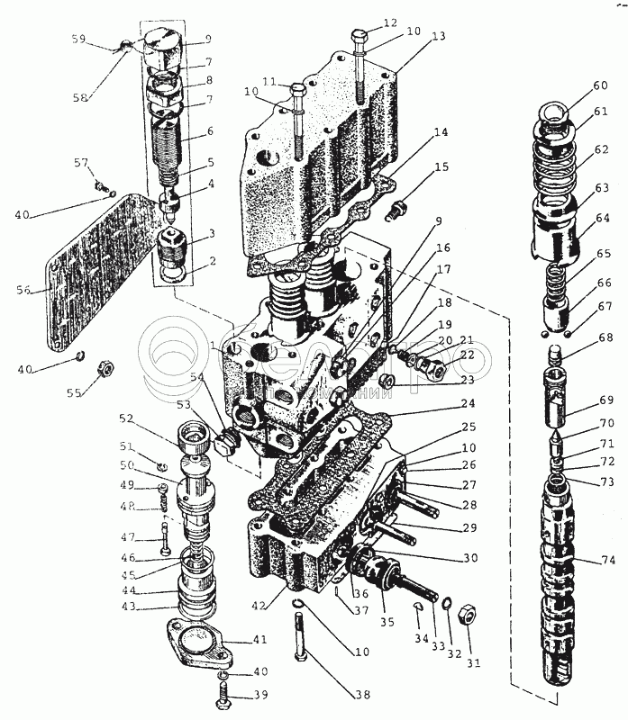 Р80-3/4-222-3Гг Розподільник Р80-3/4-222-ЗГг
